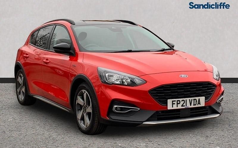 Used Ford Focus Active 125 HP (91 kW) 2021 Red Hatchback