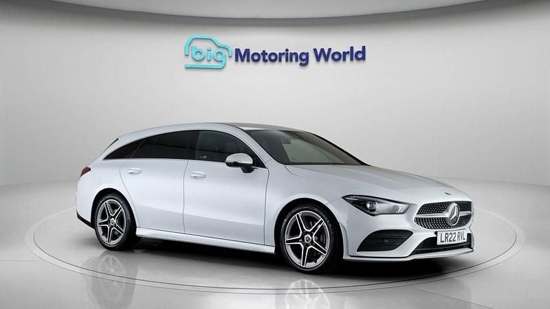 Used Mercedes CLA180 AMG line 2022 White Sedan