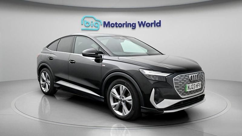 Used Audi Q4 e-tron S-Line 150 kW (204 HP) 2023 Black SUV