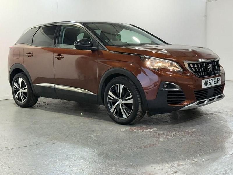 Bronze Used 2017 Peugeot 3008 Allure Hatchback | £10,695 (Fair price) - Image 1/4