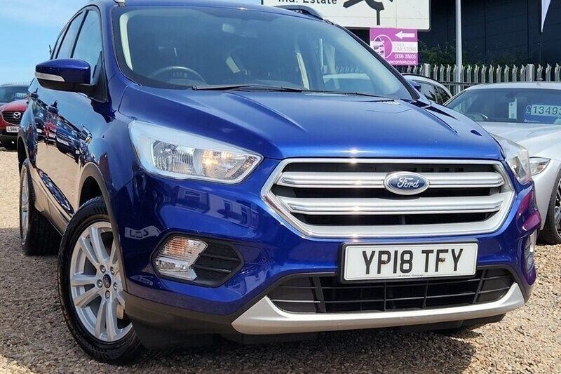 Blue Used 2018 Ford Kuga Zetec SUV | £9,495 (Good price) - Image 1/1