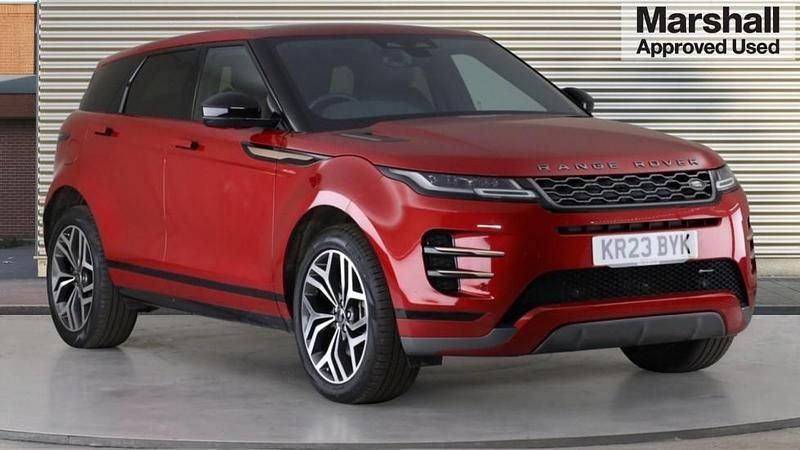 Used Land Rover Range Rover evoque HSE Dynamic 309 HP (227 kW) 2023 Red SUV