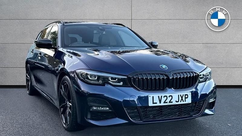 Blue Used 2022 BMW 330 M Sport Estate | £33,719 (A bit pricey) - Image 1/4