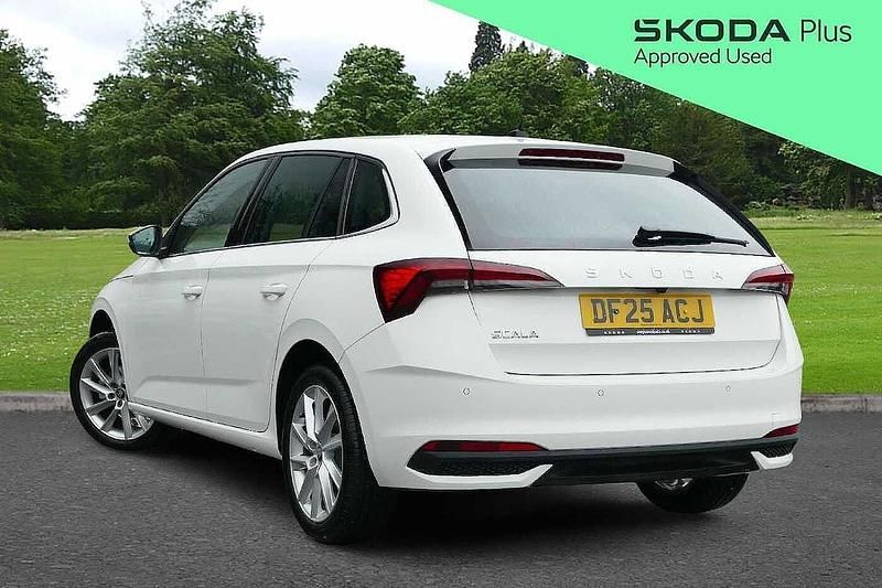Used Skoda Scala SE L 150 HP (110 kW) 2025 White Hatchback