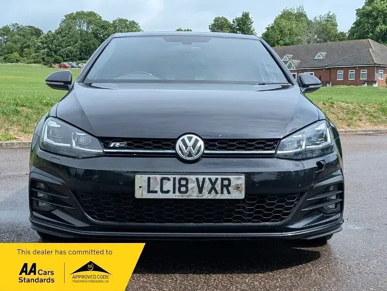 Used VW Golf VII R-line 2018 Black Hatchback