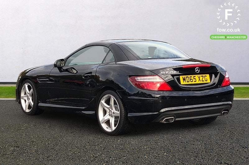 Used Mercedes SLK250 AMG 204 HP (150 kW) 2015 Black Cabriolet