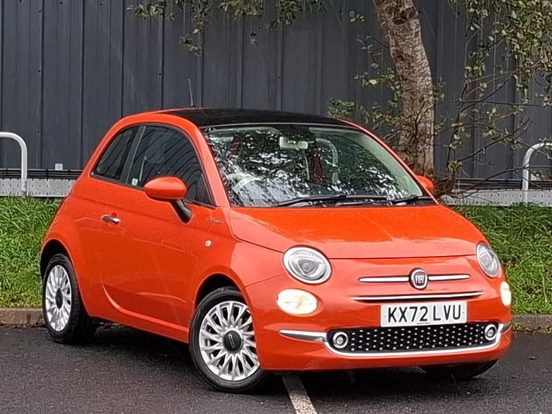 Orange Used 2022 Fiat 500 Dolcevita Hatchback | £9,998 (Fair price) - Image 1/4