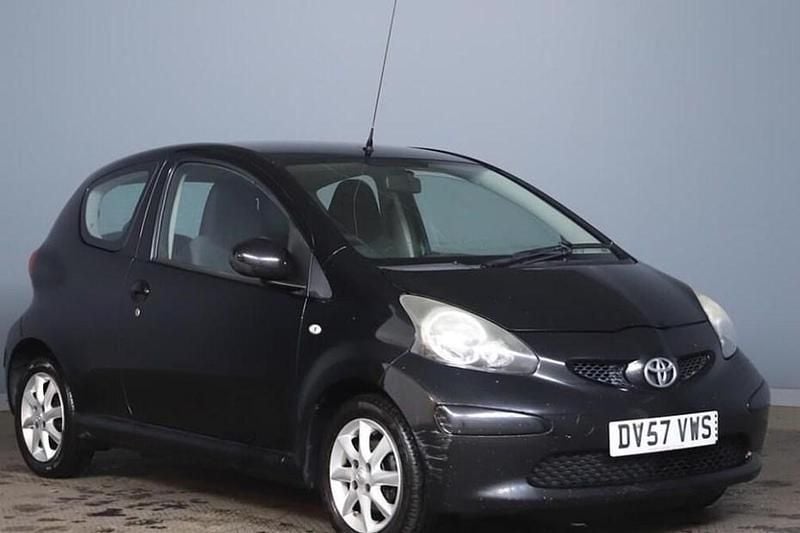Black Used 2007 Toyota Aygo Hatchback | £1,495 (Good price) - Image 1/1