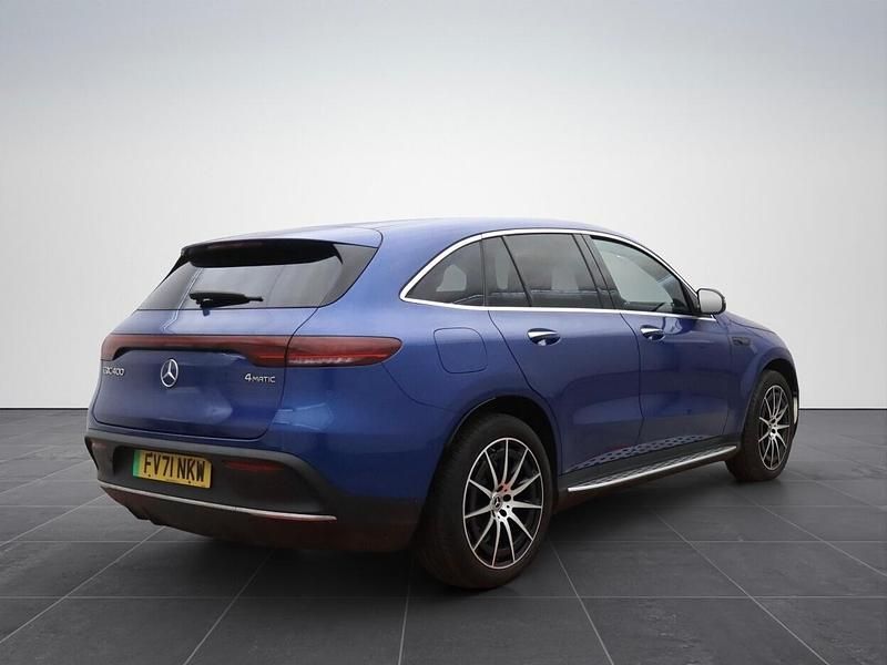 Used Mercedes EQC400 AMG line 300 kW (408 HP) 2021 Blue SUV