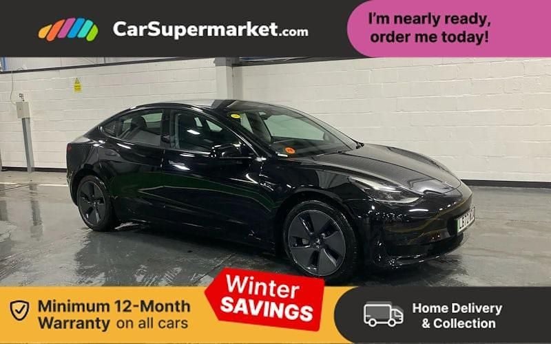 Black Used 2022 Tesla Model 3 RWD Sedan | £17,697 (Fair price) - Image 1/3