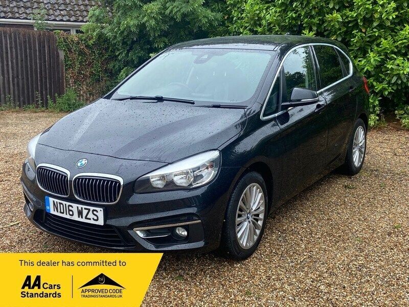 Black Used 2016 BMW 218 Active Tourer Luxury Line MPV | £7,399 - Image 1/4