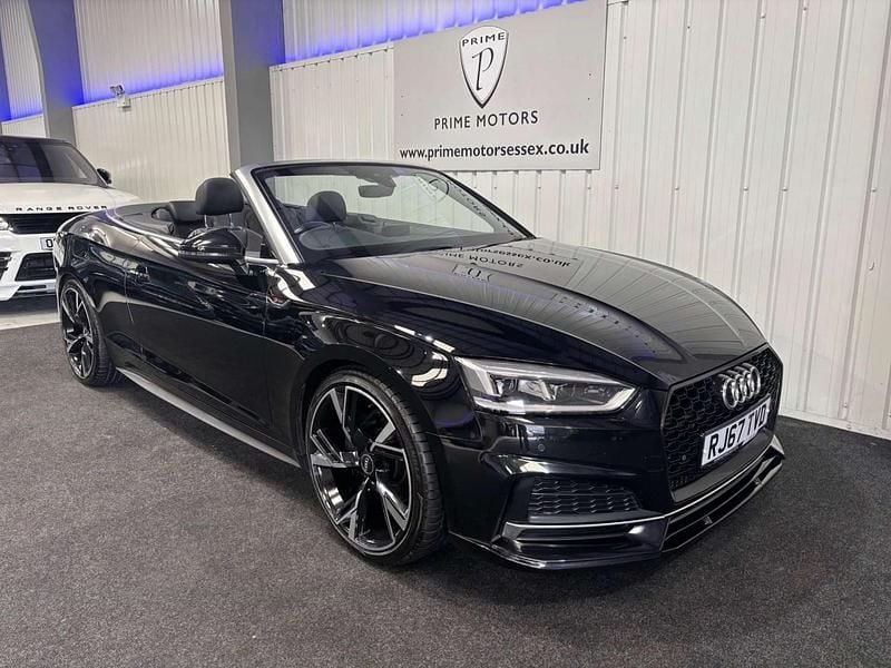 Black Used 2017 Audi A5 Cabriolet S-Line Cabriolet | £13,749 (A bit pricey) - Image 1/4