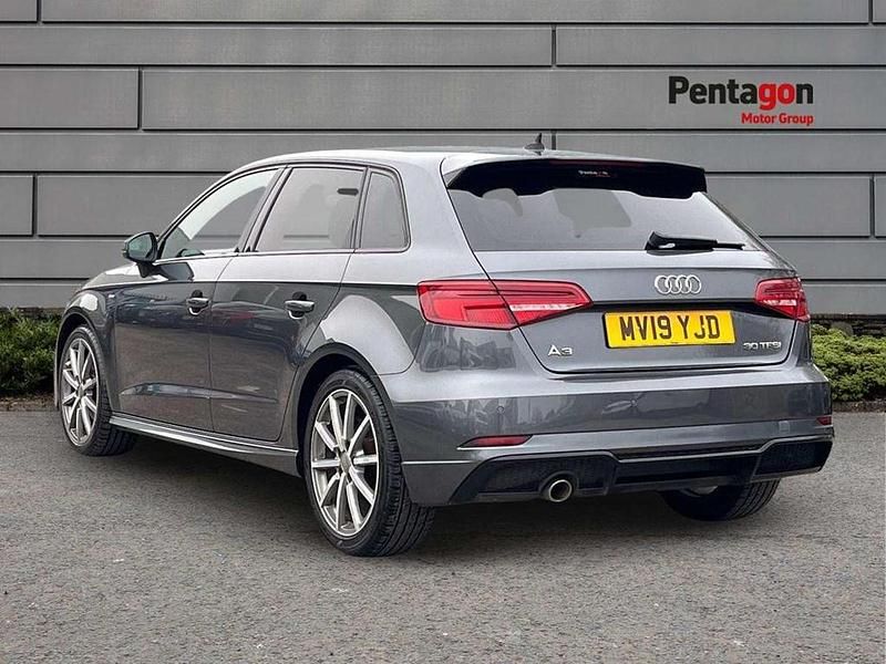 Used Audi A3 Black Edition 113 HP (83 kW) 2019 Grey Sedan