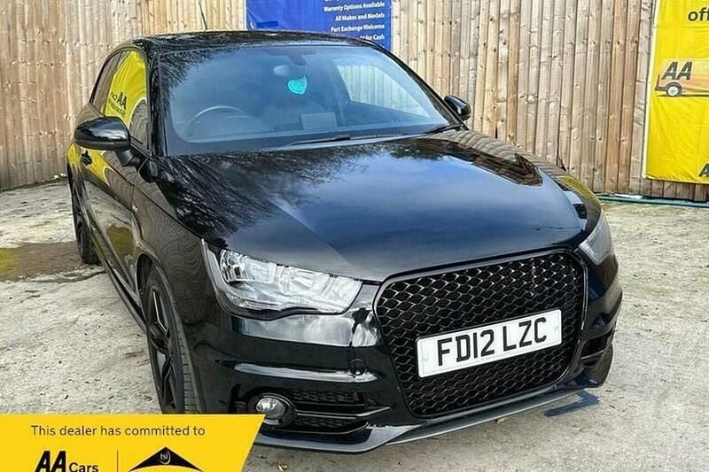 Used Audi A1 S-Line 105 HP (77 kW) 2012 Black Hatchback