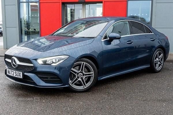 Used Mercedes CLA220 AMG line 190 HP (139 kW) 2022 Blue Sedan
