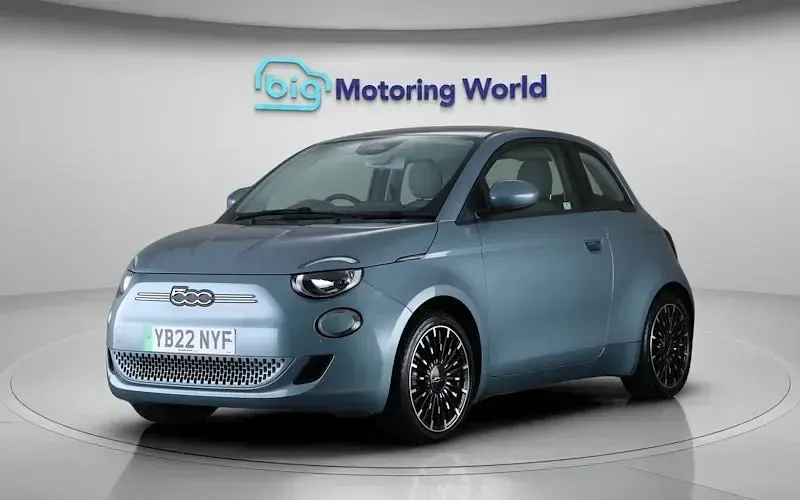 Used Fiat 500e Icon 86 kW (118 HP) 2022 Blue Hatchback