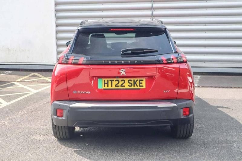 Red Used 2022 Peugeot e-2008 Premium SUV | £15,533 (Fair price) - Image 1/4