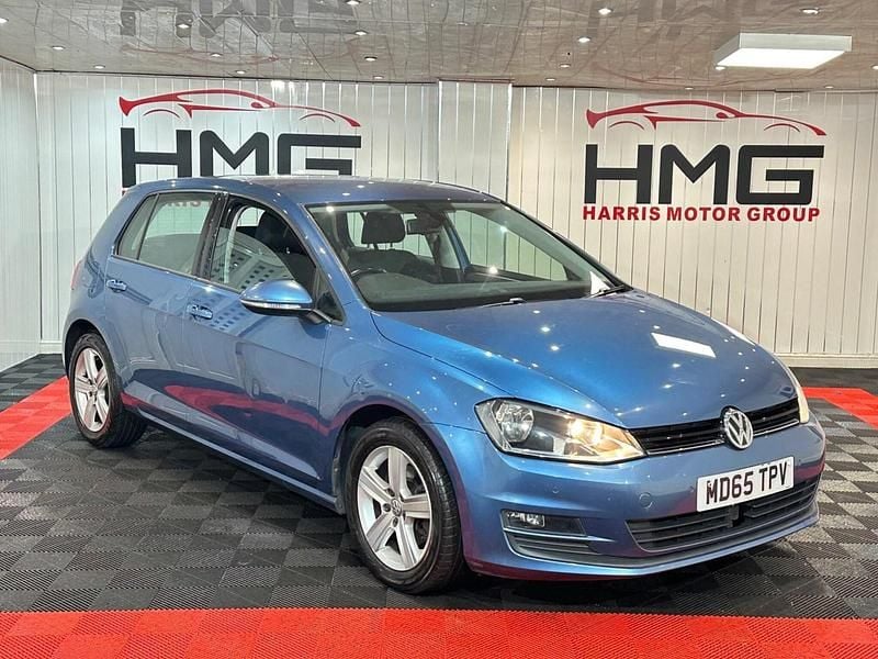 Used VW Golf VII Match 2015 Blue Hatchback