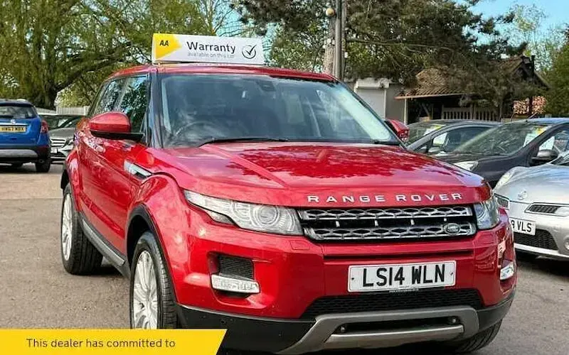Used Land Rover Range Rover evoque Prestige 190 HP (139 kW) 2013 Red SUV