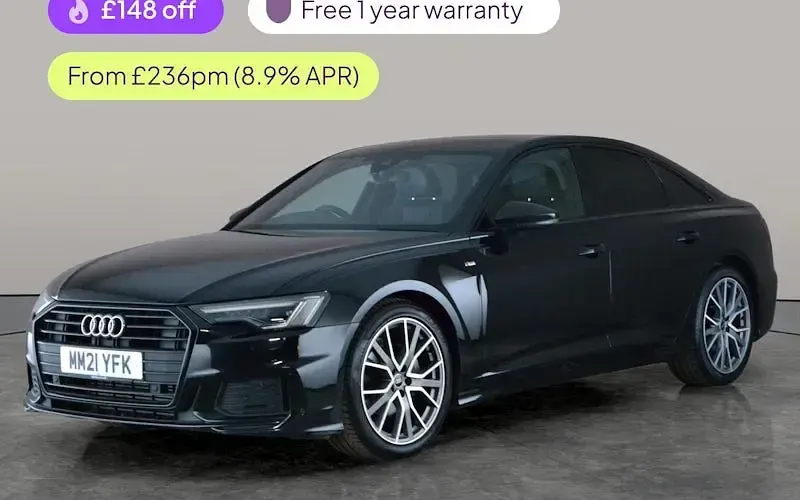 Used Audi A6 Black Edition 204 HP (150 kW) 2021 Sedan