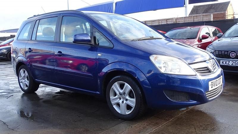 Used Vauxhall Zafira 115 HP (84 kW) 2010 Blue MPV