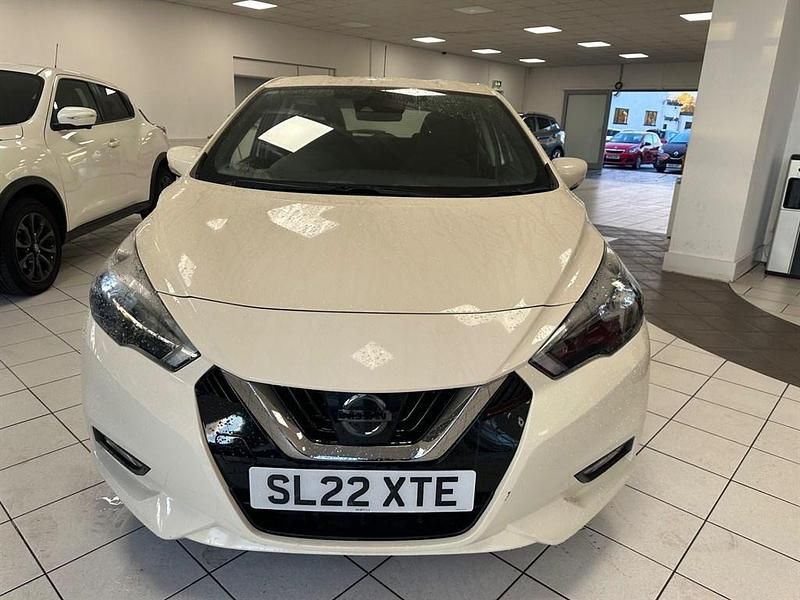 Begagnad Nissan Micra Acenta 2022 Vit Halvkombi