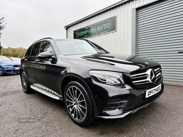 Black Used 2017 Mercedes GLC350 AMG line Estate | £22,650 (A bit pricey) - Image 1/4