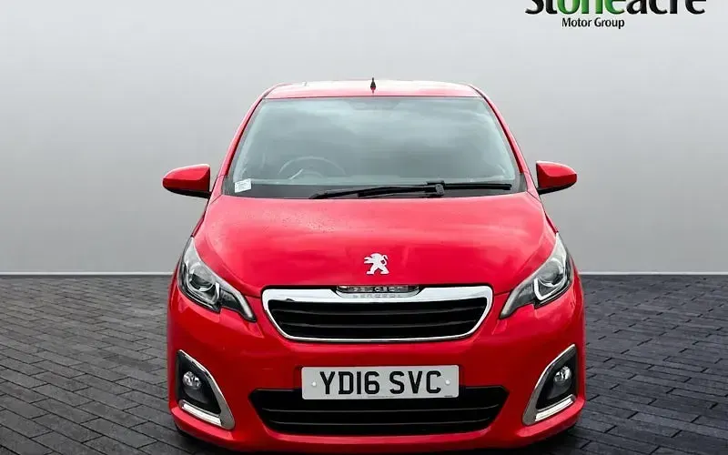 Used Peugeot 108 Allure 82 HP (60 kW) 2016 Red Hatchback