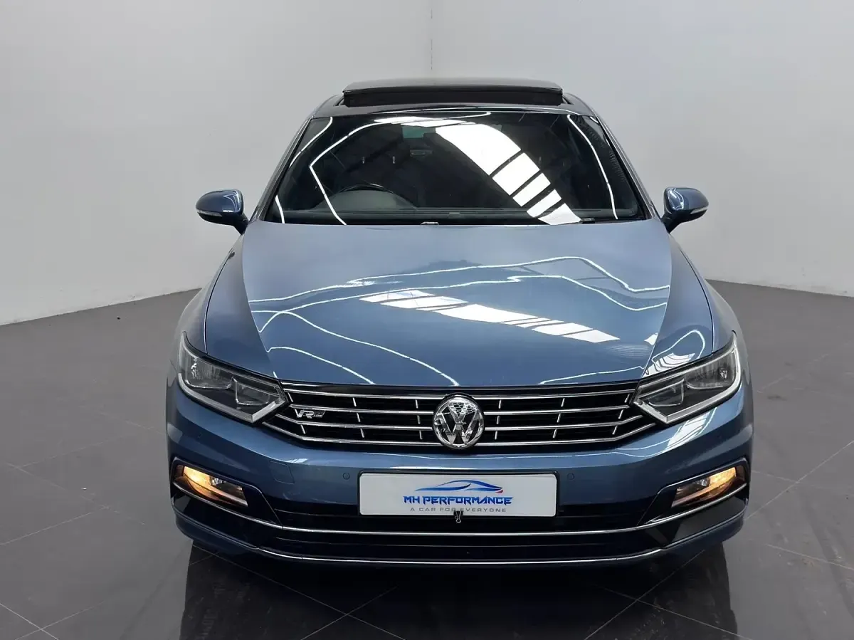 Used VW Passat R-line 2017 Blue Sedan