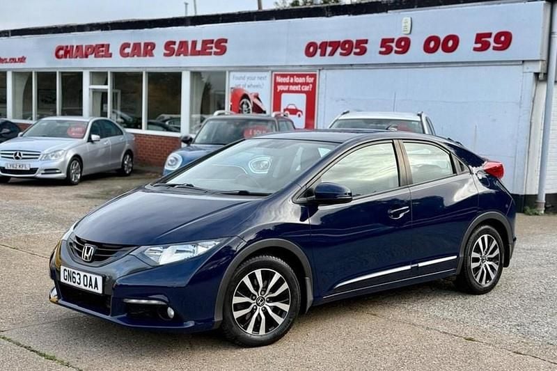 Blue Used 2013 Honda Civic EX Hatchback | £6,495 (Fair price) - Image 1/1