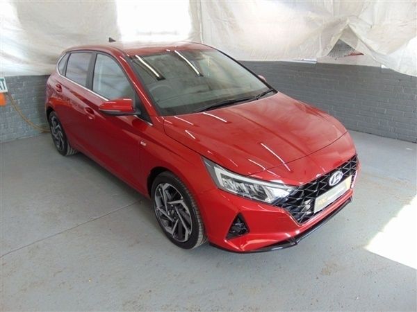 Red Used 2022 Hyundai i20 Premium Hatchback | £15,490 (Fair price) - Image 1/1