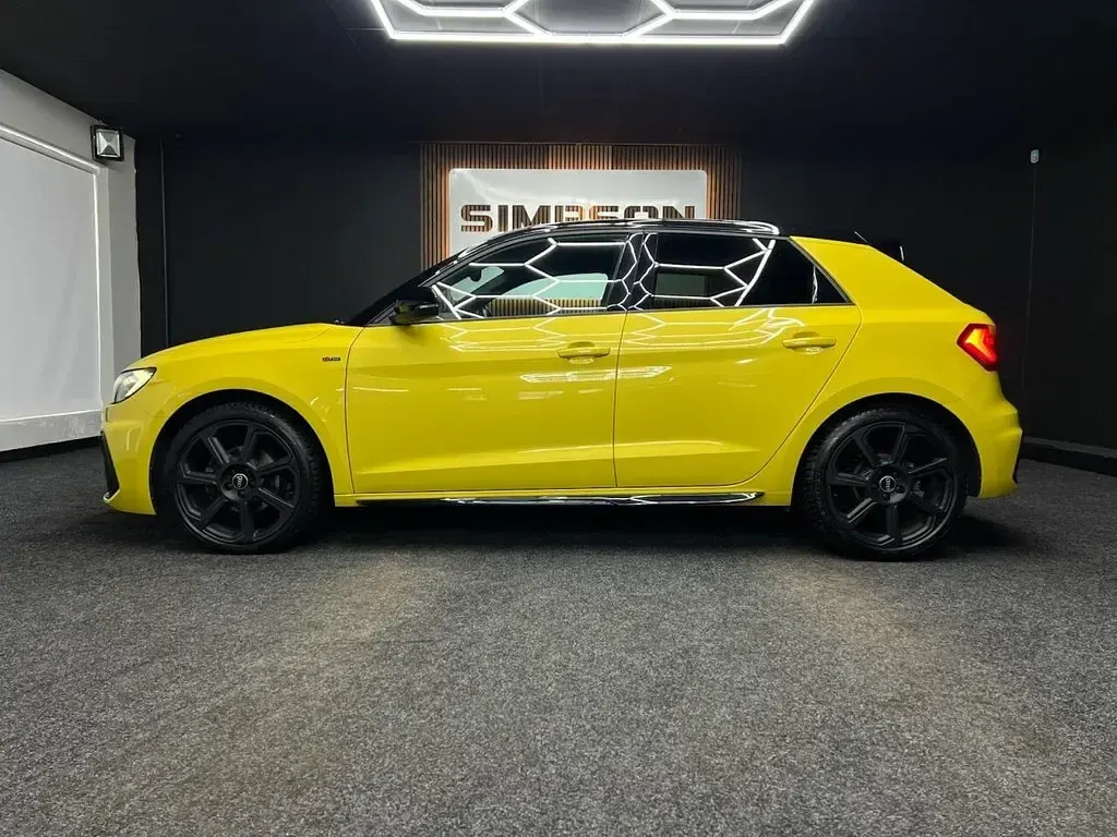 Used Audi A1 Sportback Black Edition 150 HP (110 kW) 2021 Yellow Hatchback