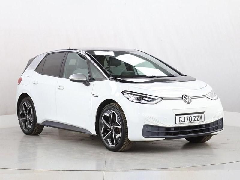 Used VW ID.3 Pro 150 kW (204 HP) 2020 White Hatchback
