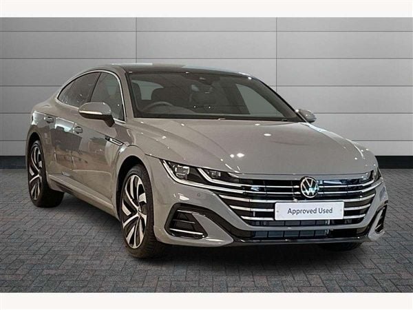 Moonstone grey Used 2025 VW Arteon R-line Hatchback | £34,990 (Expensive) - Image 1/4
