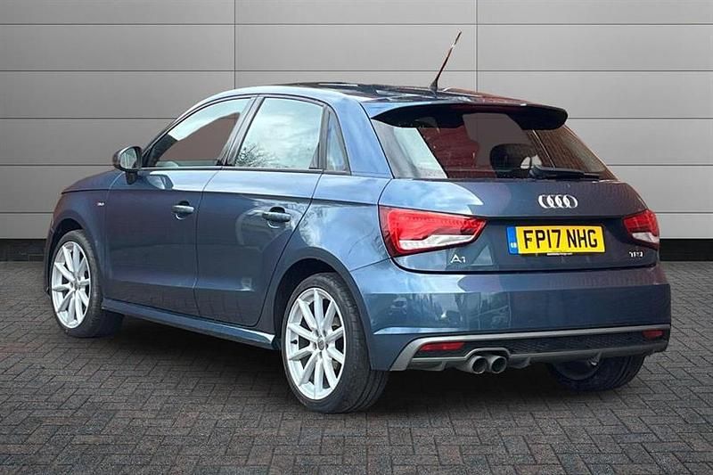 Used Audi A1 S-Line 125 HP (91 kW) 2017 Utopia blue Hatchback
