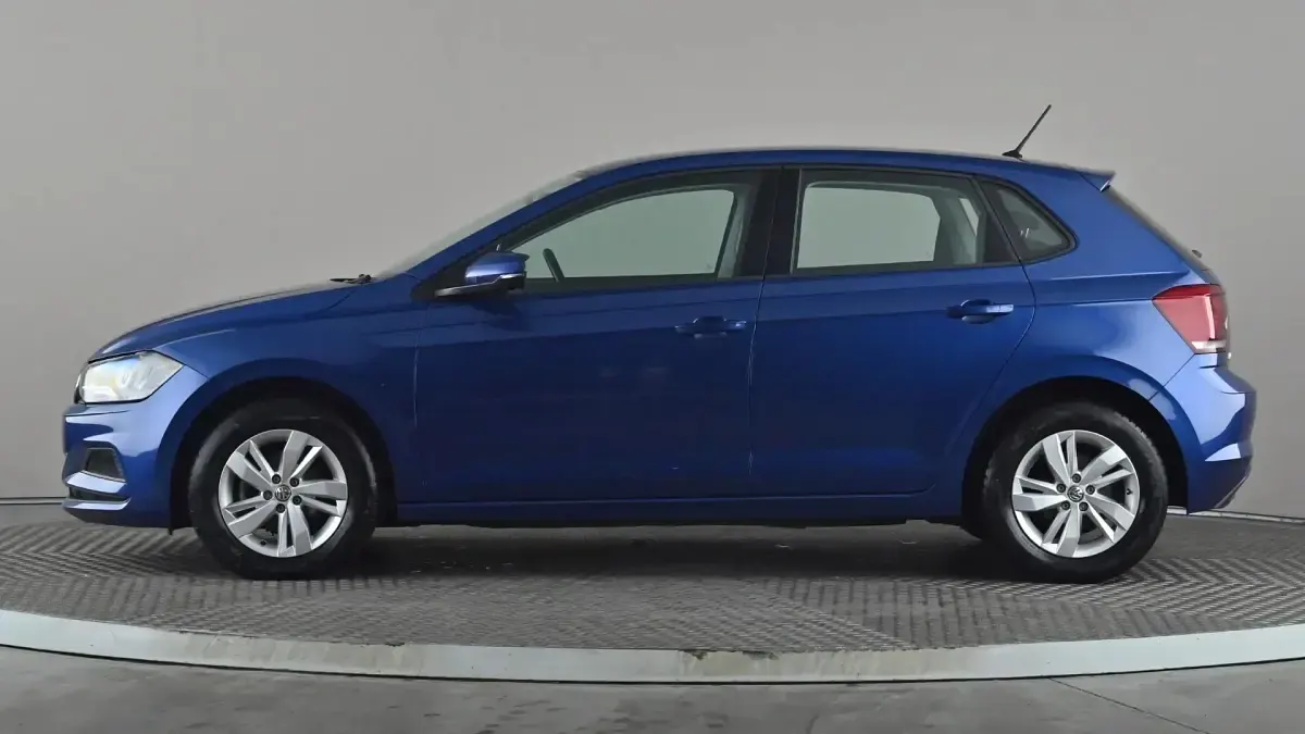 Usado VW Polo SE 95 HP (69 kW) 2019 Azul Citadino