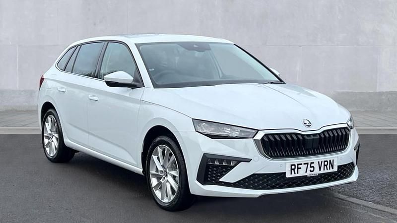 Used Skoda Scala SE L 150 HP (110 kW) 2025 Moon white metallic Hatchback