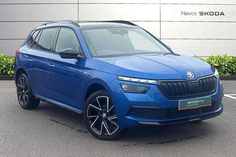 Race blue metallic Used 2022 Skoda Kamiq Monte Carlo SUV | £19,495 (A bit pricey) - Image 1/4