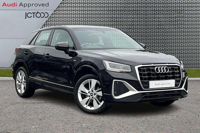 Black Used 2022 Audi Q2 S-Line SUV | £22,595 (Fair price) - Image 1/4