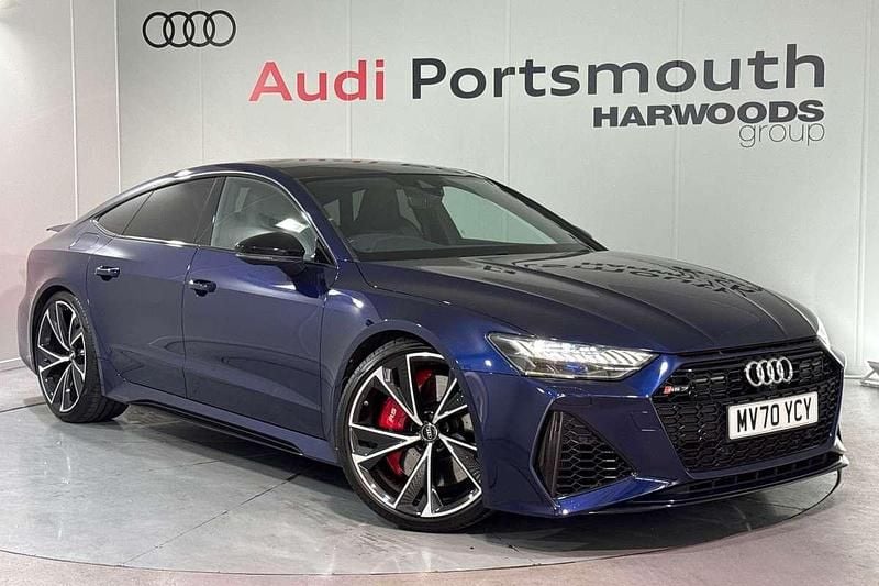 Blue Used 2020 Audi RS7 Design Hatchback | £62,540 (Good price) - Image 1/4