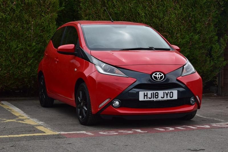Red Used 2018 Toyota Aygo x-style Hatchback | £10,372 (Fair price) - Image 1/3
