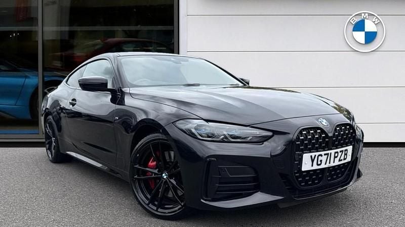 Black Used 2021 BMW M440 Comfort Edition Sedan | £34,967 (Fair price) - Image 1/4