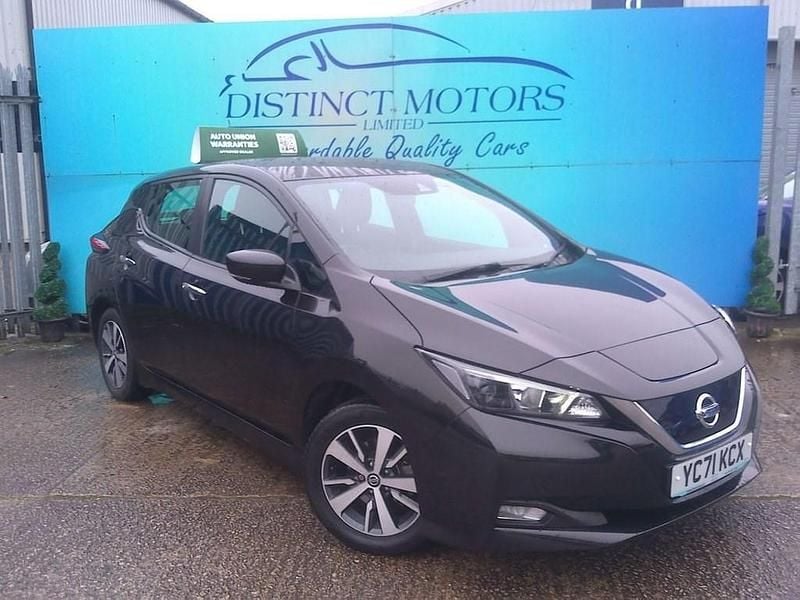 Black Used 2021 Nissan Leaf Acenta Hatchback | £8,749 (Good price) - Image 1/4