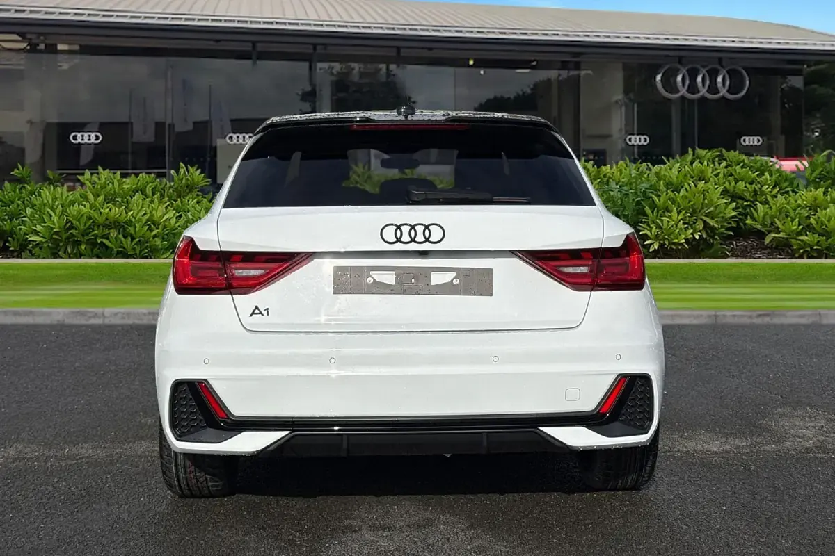 New Audi A1 Sportback Black Edition 150 HP (110 kW) 2026 White Hatchback