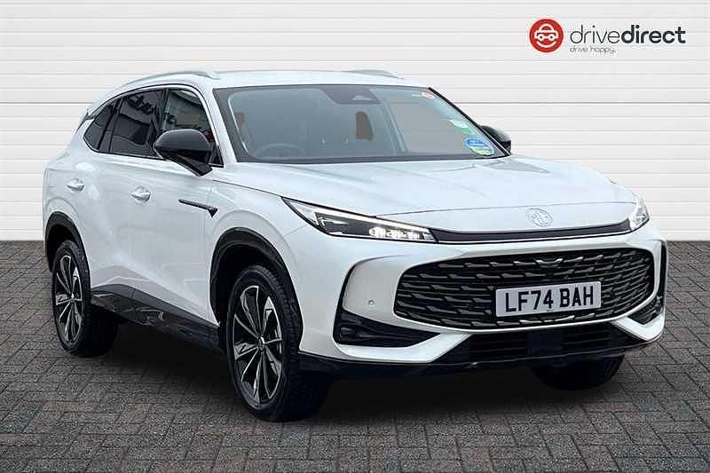 Metallic white pearl Used 2024 MG HS Trophy SUV | £18,700 (Fair price) - Image 1/4