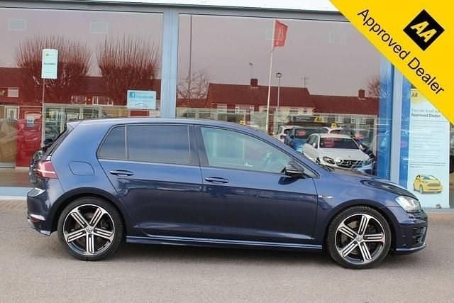 Used VW Golf VII R 298 HP (219 kW) 2017 Blue Hatchback