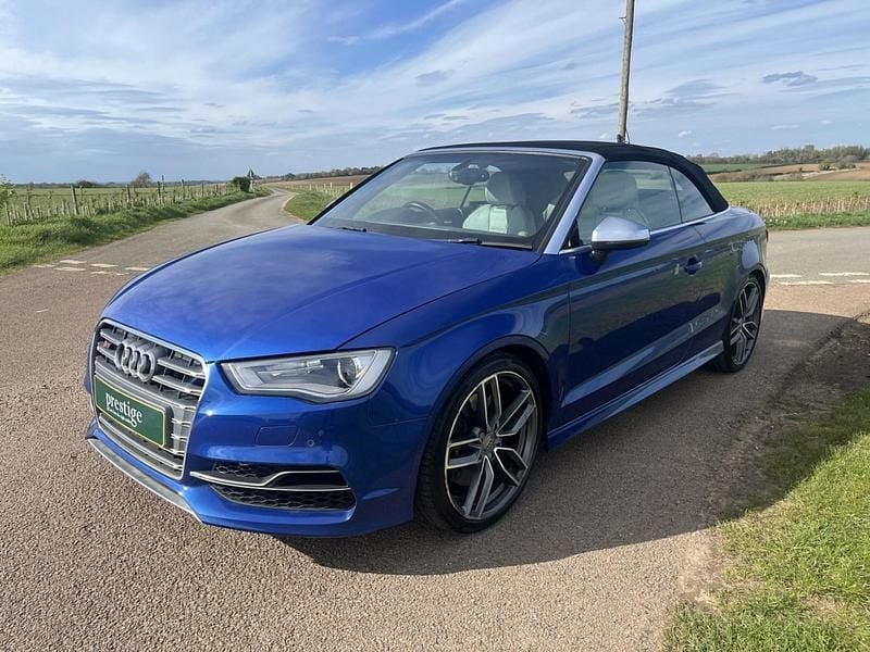 Used Audi S3 Cabriolet Advanced 300 HP (220 kW) 2015 Blue Cabriolet