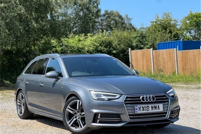 Grey Used 2018 Audi A4 S-Line Estate | £15,995 (Fair price) - Image 1/4