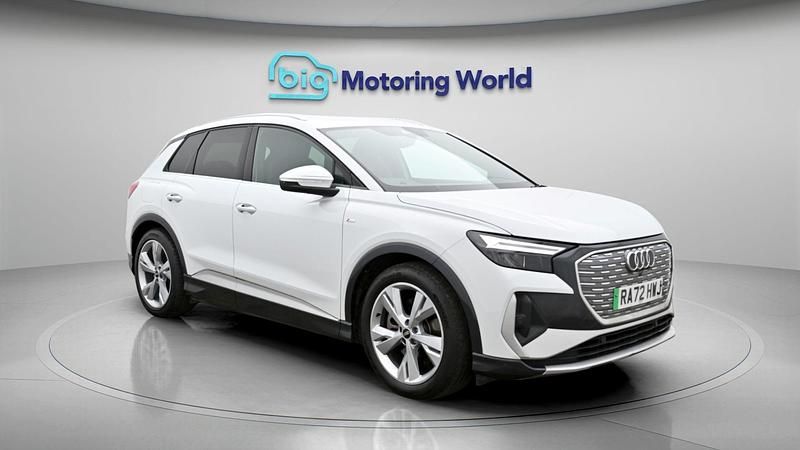 Used Audi Q4 e-tron S-Line 150 kW (204 HP) 2023 White SUV