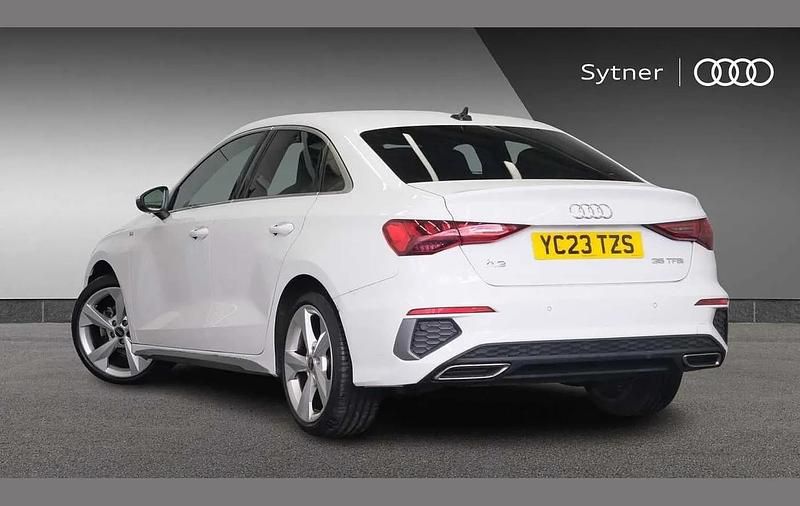 Used Audi A3 S-Line 147 HP (108 kW) 2023 White Sedan